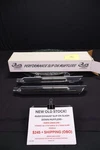 Rush Exhaust Slip-on Slash Down Mufflers Part# 28604-200 Fits 08 17 Dyna. Fixed Price $245.00.