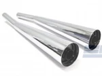 KZ400 Deluxe Special Kawasaki Megaphone Chrome Exhaust Muffler Pipes Mac. Fixed Price $239.99.
