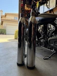 2017-2024 Indian Scout Bobber Muffler Exhaust Chrome Oem. Fixed Price $190.00.
