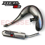 Kawasaki KX250 Full Dep Bare Metal Front Header Tail Pipe Exhaust 1996-2002. Fixed Price $501.51.