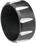 Bassani Fluted Billet End Cap For 3IN. Firepower Slip-ons Black BE30T. Fixed Price $69.95.
