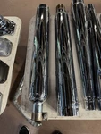 2017-2025 Harley-davidson M8 Cvo Chrome Touring Slip-on Mufflers Oem Supertrapp. Fixed Price $250.00.
