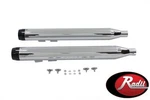 V-twin Chrome 3.5" Slip-ons Mufflers Exhaust Pipes 95-16 Harley Touring Bagger. Fixed Price $297.57.