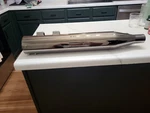 Bassani 4" Dnt Straight Can Slip-on Exhaust Muffler Chrome Qty 1. Fixed Price $200.00.