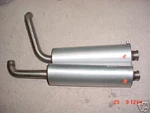 Ducati Twin Factory Mufflers Good Condition. Fixed Price $199.00.