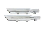 Wyatt Gatling Down Slash Slip-on Muffler Set Chrome For Harley-davidson. Fixed Price $200.99.