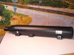 Indian Muffler Scout Black Bobber Asm Upper Right 1262908-266 Fits 2018-2022 X1. Fixed Price $125.99.