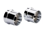 Indian Motorcycles Round Straight Exhaust Tips Chrome 2880671-156. Fixed Price $269.99.