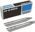 Drag Specialties 1801-1189 Slashdown Slip-on Mufflers 4" Chrome. Fixed Price $417.25.