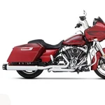 Rinehart Motopro 45 Chrome 4.5" Black Tips 2017UP Harley Touring 500-0110-MERGE. Fixed Price $629.10.