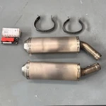Oem Ducati 1198 Exhaust Cans, Muffler, Silencer, Pn. 57411181A, 57311181A. Fixed Price $143.13.