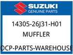 Suzuki Oem Part 14305-26J31-H01 Muffler. Fixed Price $1415.03.