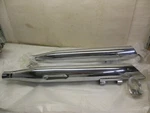 HD15B Drag Specialties Python Scallop Dress Slip Mufflers # 41721 1801-0409. Fixed Price $599.49.