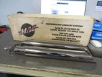Nos Mac Slip Slash Cut Muffler Set Fits: Harley Davidson 053-0914. Fixed Price $129.99.