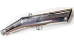 Nos 1983 - 1986 Honda V65 Magna VF1100C Left Muffler Chrome Minor Damage. Fixed Price $545.00.