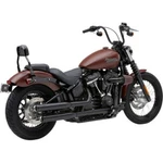 Cobra Black 3-3.25" Neighbor Hater Slip-on Mufflers Pipes Harley Softail M8 18+. Fixed Price $399.95.