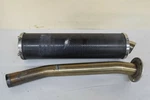 Suzuki GSX600F Katana 1998 - 2003 Carbon Fiber Exhaust Muffer Tail Silencer Pipe. Fixed Price $170.00.