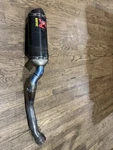 2021-2024 Kawasaki Ninja ZX10R Akrapovic Exhaust Pipe Muffler W/ Carbon Hanger. Fixed Price $450.00.