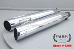 2018 Harley Touring Slip On Exhaust Muffler Pipe Set Screamin Eagle Chrome #4200. Fixed Price $294.99.