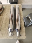 Harley Davidson Glide Flhtcutg Trike Oem Stock Mufflers 64900244B 2017-2023. Fixed Price $225.00.