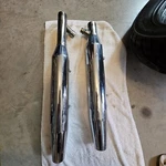 Harley Davidson FXS1450 Fxd Fatboy Exhaust Muffler Pipes 65890-00 65094-00. Fixed Price $100.00.