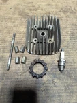 1964-67 Hodaka Ace 90 Cylinder Head With Stud And Nuts Exhaust Flange. Fixed Price $59.99.