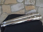 Dna 4" Megaphone Slip-on Mufflers Exhaust Harley Electra Tri Glide Touring 95-16. Fixed Price $149.00.