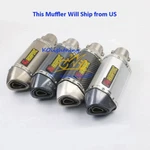 Universal Motorcycle Exhaust Muffler Pipe With Bd Killer Dirt Bike Atv 38-51MM. Fixed Price $52.01.