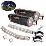 For Suzuki GSX1300R Hayabusa 2008-2020 Slip On Exhaust System Muffler Pipe 470MM. Fixed Price $218.16.