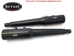 Mutazu 4" Competition 2.0 Megaphone Slip-on Mufflers Exhaust For 95-16 Harley. Fixed Price $249.00.