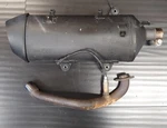 Piaggio BV350 8807205 Exhaust System Includes O2 Sensor, No Heat Shield Included. Fixed Price $299.00.