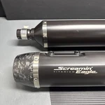 Harley Titanium Screamin Eagle Cvo Carbon Exhaust Mufflers Oem. Fixed Price $350.00.