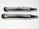 Rinehart Racing 1801-0095 3-1/4" Slip-on Mufflers Chrome Softail Deluxe 05-06. Fixed Price $395.00.