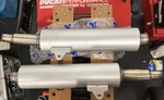 Ducati Exhaust Silencers Pair ZDM-A29 ZDM-B29, No Damage Monster 620 2002-2008. Fixed Price $99.00.