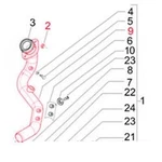 Exhaust Manifold With P.i. Original For Gilera Fuoco 500IE EU3 2007-2013. Fixed Price $153.84.