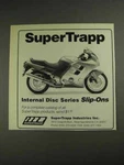 1992 Supertrapp Internal Disc Series Slip-on Exhaust Advertisement. Fixed Price $17.99.