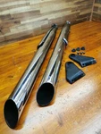 2005 Triumph Bonneville Speed Master 865 T100 Chrome Exhaust A9600061 A9600062. Fixed Price $413.37.
