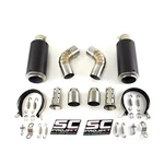 Slip For Ducati Monster 696 796 795 1100 Exhaust System Mid Pipe Carbon Muffler. Fixed Price $173.75.