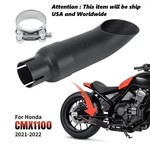 Radiant Cycle Black Shorty Exhaust Muffler Pipe For Honda Rebel CMX1100 2021. Fixed Price $125.99.