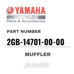 Yamaha Genuine Oem Parts Muffler 2GB-14701-00-00 For WR250F. Fixed Price $843.33.