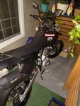 This 2009 Klx 250 Sf Supermoto With 5, 555 Mi.stock Besides Gpr Exhaust. Fixed Price $3300.00.