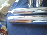 Harley Davidson Oem Chrome Touring Slip Exhaust Muffler Pair HARFLT1584/1688. Fixed Price $40.00.