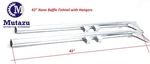 Mutazu 42" Exhaust Slip On Mufflers 1995-16 Harley Touring. Fixed Price $229.00.