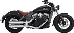 Vance & Hines 3" Twin Slash Slip-on Mufflers Chrome 18323. Fixed Price $764.99.