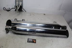 99-16 Harley Touring Side Slash Cut Chrome Muffler Set W/ Baffles. Fixed Price $185.00.