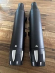 Dna 3" Black High Flow Muffler Slip On Exhaust Pipe Harley Fourty Eight 48 Xl. Fixed Price $499.99.