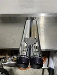 1995 - 2016 Harley Touring Chrome Rinehart 3'' True Dual Only Slip Ons 2" Inlet. Fixed Price $249.99.