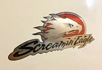 Harley Davidson Eagle Chrome Decal Screaming Sticker Tank Bike. Fixed Price $63.25.