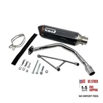 Exhaust System Muffler For GY6 125CC 150CC 4 Stroke Scooters (carbon Fiber. Fixed Price $143.06.