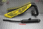 1977 Yamaha DT100 Exhaust Pipe Chamber Header & Muffler. Fixed Price $399.99.